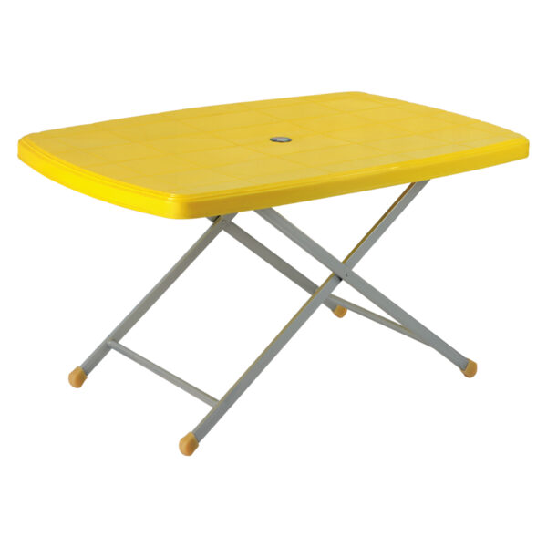 Panama PO 785 Crystal Plastic Double Shelf Table